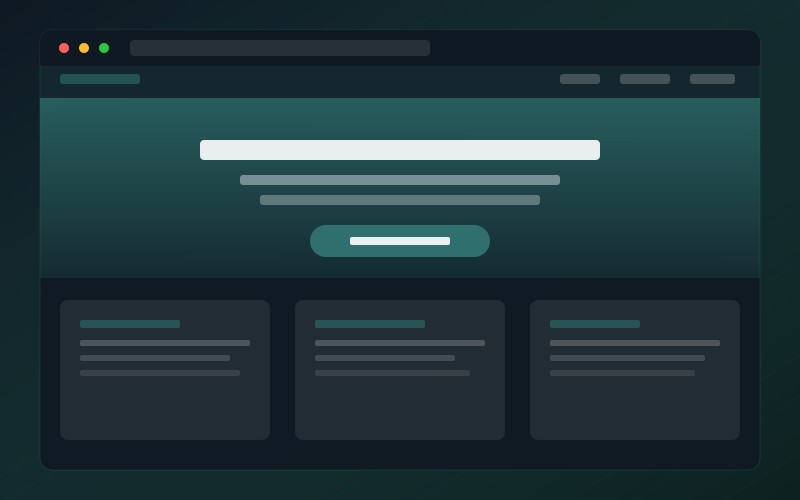 Portfolio template preview